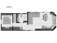 Island Series 6265KR Floorplan Image