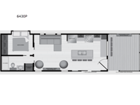 Island Series 6430P Floorplan Image