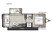 Catalina Summit Series 8 231MKS Floorplan Image