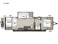 Catalina Summit Series 8 271DBS Floorplan Image