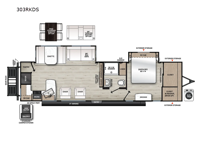Catalina Legacy Edition 303RKDS Floorplan Image