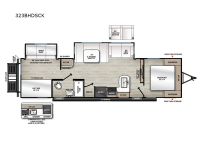 Catalina Legacy Edition 323BHDSCK Floorplan Image