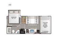 Chateau 22Z Chevy Floorplan Image