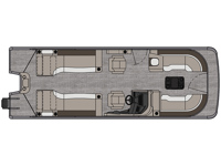 Catalina - 25 FT Quad Lounger Shift Floorplan Image