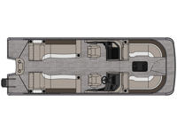 Catalina - 25 FT Quad Lounger Shift Windshield Floorplan Image