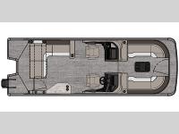 Catalina - 25 FT Cruise Rear Bench Windshield Floorplan Image