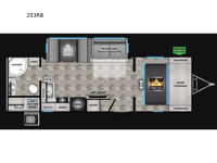 Sunset Trail 253RB Floorplan Image