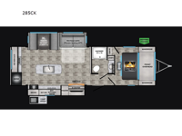 Sunset Trail 285CK Floorplan