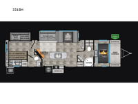 Sunset Trail 331BH Floorplan Image