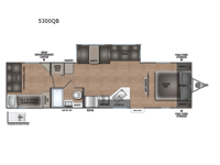 Northern Spirit DLX 5300QB Floorplan Image