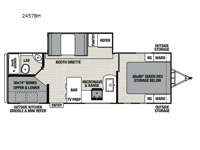 Northern Spirit Ultra Lite 2457BH Floorplan Image