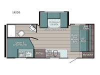 Conquest Super Lite 192DS Floorplan Image
