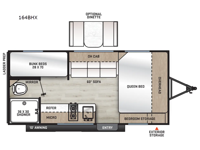 Catalina Summit Series 7 164BHX Floorplan Image
