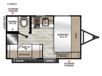 Catalina Summit Series 7 134RDX Floorplan Image