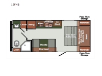 Northern Express SVT 19FMB Floorplan Image