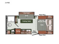 Northern Express SVT 21MBS Floorplan Image