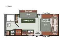 Gulf Breeze SVT 21MBS Floorplan Image