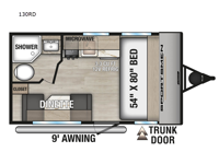 Sportsmen Classic 130RD Floorplan Image