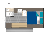 Sun Trek 800 Floorplan Image