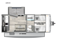 EVO Select 165VW Floorplan Image