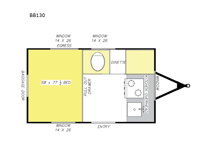 Big Buggy BB130 Floorplan Image
