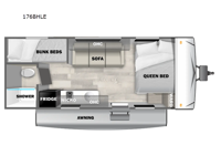 EVO Select 176BHLE Floorplan Image