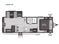 Passport Super Lite 2660RLWE Floorplan Image