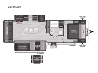 Passport Super Lite 2870RLWE Floorplan Image