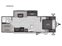 Passport Classic 264BHWE Floorplan Image