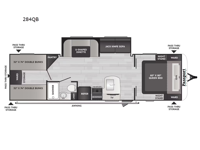 Passport Classic 284QB Floorplan Image