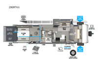 Salem FSX 290RTKX Floorplan Image