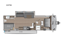 Jay Flight SLX 330TBS Floorplan Image