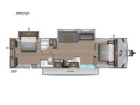 Jay Flight SLX 380DQS Floorplan Image