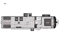 Raptor Carbon Series 363 Floorplan Image