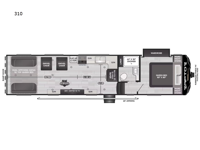 Raptor Carbon Series 310 Floorplan Image