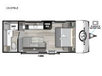 Ozark 1610FBLE Floorplan Image