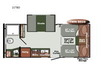 Northern Express SVT 21TBD Floorplan Image