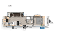 Cherokee Wolf Den 271RK Floorplan Image