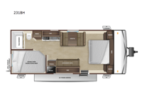 Open Range Conventional 231BH Floorplan Image