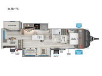 Reflection 312BHTS Floorplan Image