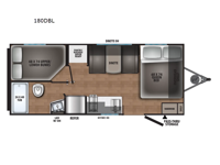 Northern Spirit Compact 180DBL Floorplan Image