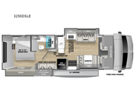 Sunseeker LE 3250DSLE Ford Floorplan Image