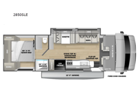 Sunseeker LE 2850SLE Ford Floorplan Image