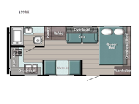 Innsbruck Super Lite 199RK Floorplan Image