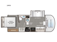 Tiburon Sprinter 24RW Floorplan Image
