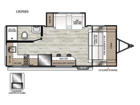 Aurora Sky Series 180RBS Floorplan Image