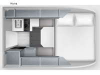BBI Truck Campers Myrra Floorplan Image