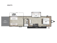 Aurora Sky Series 290ATH Floorplan Image