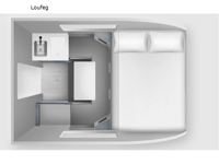 BBI Truck Campers Loufeg Floorplan Image