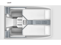 BBI Truck Campers Lapah Floorplan Image